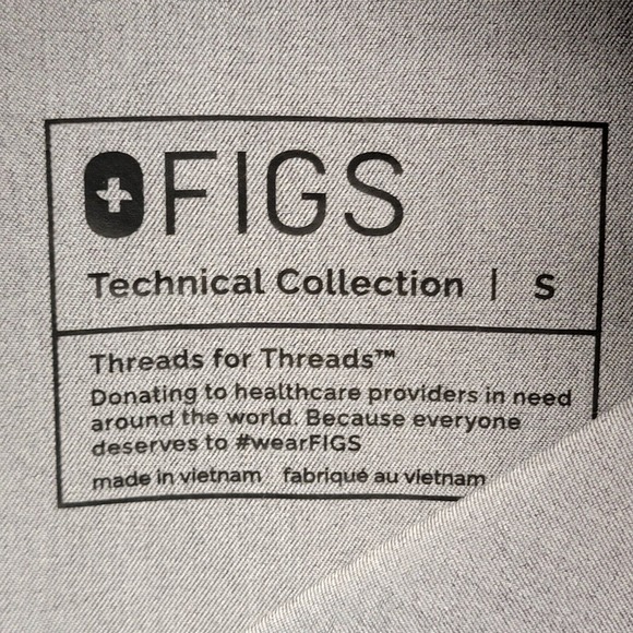 Figs Women’s High Waisted Ukwala‎ Cargo Scrub Pant Size Small Boulder Gray - Picture 2 of 11